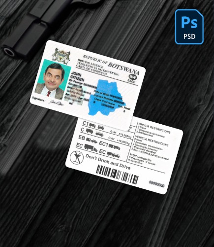 Botswana driving license PSD